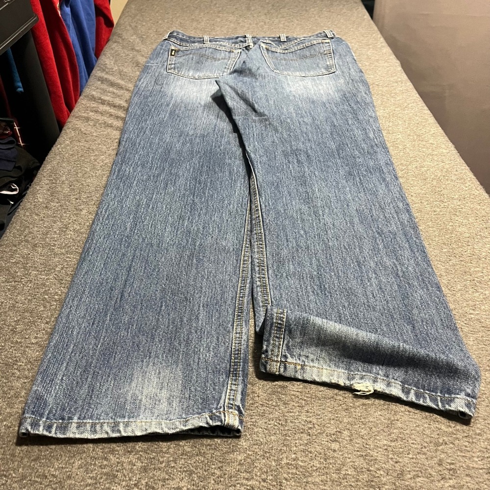 Cinch Mens Medium Wash Straight Leg Denim Jeans Blue Size 35x36 MB90633002